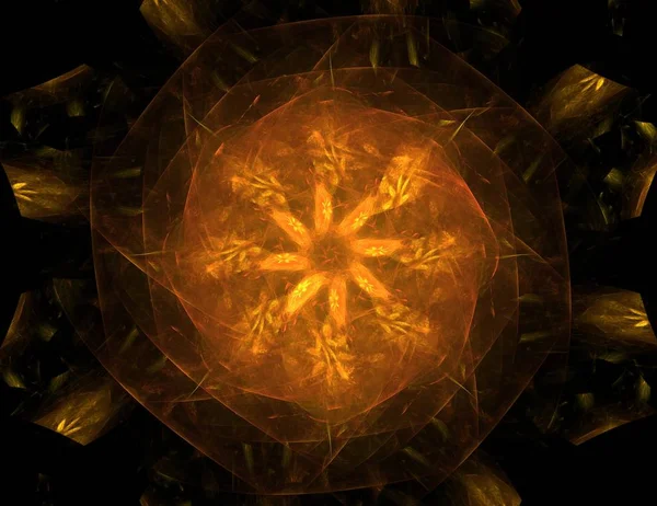 Konuyla ilgili soyut fraktal formlar grafik tasarım ve nükleer fizik bilim parçacıkların. Kutsal geometri futuristik