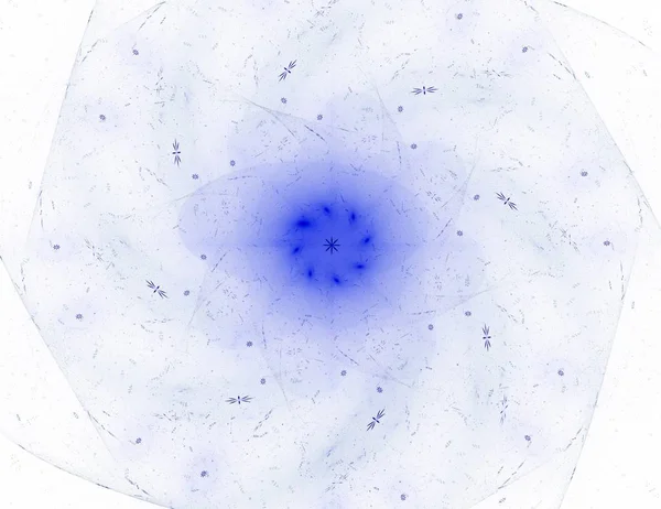 Konuyla ilgili soyut fraktal formlar grafik tasarım ve nükleer fizik bilim parçacıkların. Kutsal geometri futuristik
