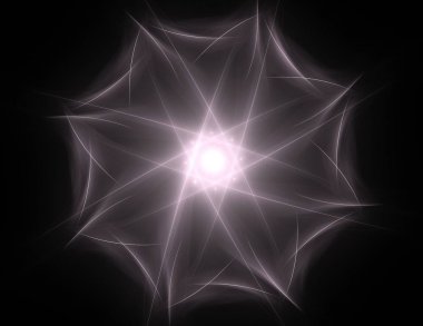 Uzay serisi geometrisini. Görsel olarak çekici zemin kavramsal Izgaralar eğrileri ve fraktal öğeleri öğesi olarak uygun yapılmış 