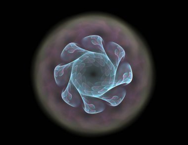 Dantelli renkli saat desen. Dijital fractal sanat tasarım. Kutsal semboller işaretler geometrisi soyut tasarım. 