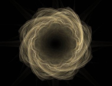 Konuyla ilgili soyut fraktal formlar grafik tasarım ve nükleer fizik bilim parçacıkların. Kutsal geometri futuristik