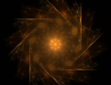 Uzay serisi geometrisini. Görsel olarak çekici zemin kavramsal Izgaralar eğrileri ve fraktal öğeleri öğesi olarak uygun yapılmış 