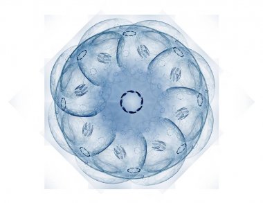 Uzay serisi geometrisini. Görsel olarak çekici zemin kavramsal Izgaralar eğrileri ve fraktal öğeleri öğesi olarak uygun yapılmış 