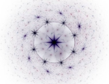 Uzay serisi geometrisini. Görsel olarak çekici zemin kavramsal Izgaralar eğrileri ve fraktal öğeleri öğesi olarak uygun yapılmış 