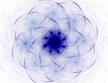 Fraktal mandala arka plan çok renkli soyut bilgisayar oluşturulan