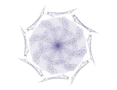 Uzay serisi geometrisini. Görsel olarak çekici zemin kavramsal Izgaralar eğrileri ve fraktal öğeleri öğesi olarak uygun yapılmış 