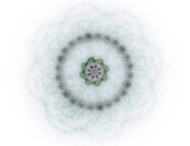 Dantelli renkli saat desen. Dijital fractal sanat tasarım. Kutsal semboller işaretler geometrisi soyut tasarım. 