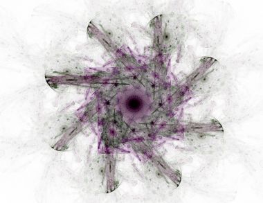 Konuyla ilgili soyut fraktal formlar grafik tasarım ve nükleer fizik bilim parçacıkların. Kutsal geometri futuristik