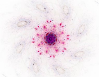 Uzay serisi geometrisini. Görsel olarak çekici zemin kavramsal Izgaralar eğrileri ve fraktal öğeleri öğesi olarak uygun yapılmış 