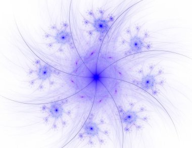 Soyut fraktal kırmızı arka plan ile kesişen daireler ve oval. disko ışıkları. Hareket illüstrasyon.