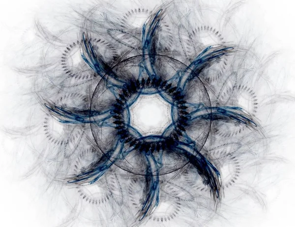 Uzay serisi geometrisini. Görsel olarak çekici zemin kavramsal Izgaralar eğrileri ve fraktal öğeleri öğesi olarak uygun yapılmış 