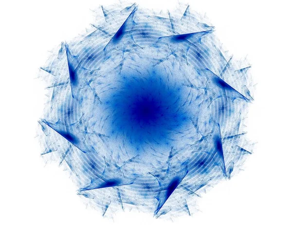 Fundo dourado fractal abstrato com círculos cruzados e ovais. Ilustração de movimento . — Fotografia de Stock