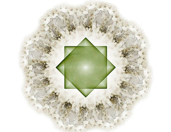 Konuyla ilgili soyut fraktal formlar grafik tasarım ve nükleer fizik bilim parçacıkların. Kutsal geometri futuristik