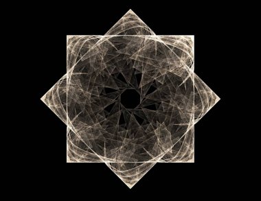 Uzay serisi geometrisini. Görsel olarak çekici zemin kavramsal Izgaralar eğrileri ve fraktal öğeleri öğesi olarak uygun yapılmış 