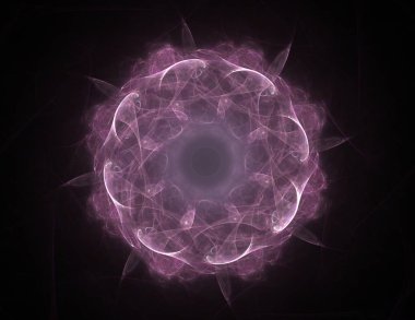 Uzay serisi geometrisini. Görsel olarak çekici zemin kavramsal Izgaralar eğrileri ve fraktal öğeleri öğesi olarak uygun yapılmış 