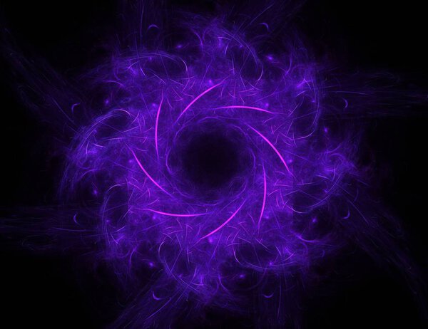 Геометрия космических серий. Визуально привлекательный фон из концептуальных кривых решёток и фрактальных элементов, подходящих в качестве элемента
 