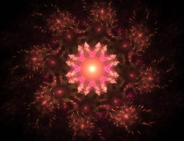 Uzay serisi geometrisini. Görsel olarak çekici zemin kavramsal Izgaralar eğrileri ve fraktal öğeleri öğesi olarak uygun yapılmış 