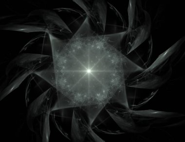 Uzay serisi geometrisini. Görsel olarak çekici zemin kavramsal Izgaralar eğrileri ve fraktal öğeleri öğesi olarak uygun yapılmış 