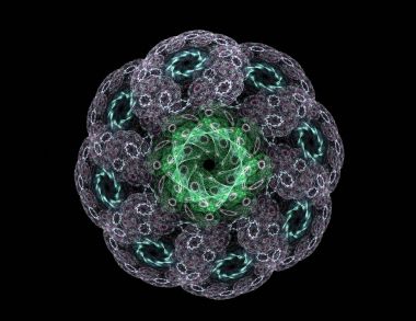 Dantelli renkli saat desen. Dijital fractal sanat tasarım. Kutsal semboller işaretler geometrisi soyut tasarım. 