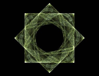 Uzay serisi geometrisini. Görsel olarak çekici zemin kavramsal Izgaralar eğrileri ve fraktal öğeleri öğesi olarak uygun yapılmış 