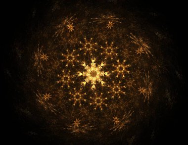 Uzay serisi geometrisini. Görsel olarak çekici zemin kavramsal Izgaralar eğrileri ve fraktal öğeleri öğesi olarak uygun yapılmış 