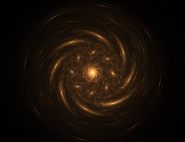 Dantelli renkli saat desen. Dijital fractal sanat tasarım. Kutsal semboller işaretler geometrisi soyut tasarım. 