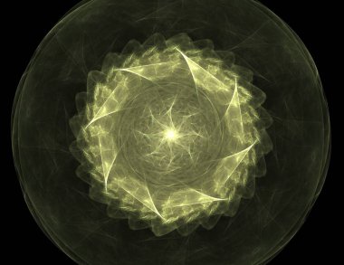 Uzay serisi geometrisini. Görsel olarak çekici zemin kavramsal Izgaralar eğrileri ve fraktal öğeleri öğesi olarak uygun yapılmış 