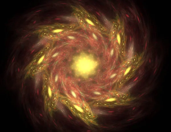 Konuyla ilgili soyut fraktal formlar grafik tasarım ve nükleer fizik bilim parçacıkların. Kutsal geometri futuristik