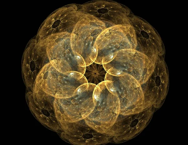 Konuyla ilgili soyut fraktal formlar grafik tasarım ve nükleer fizik bilim parçacıkların. Kutsal geometri futuristik