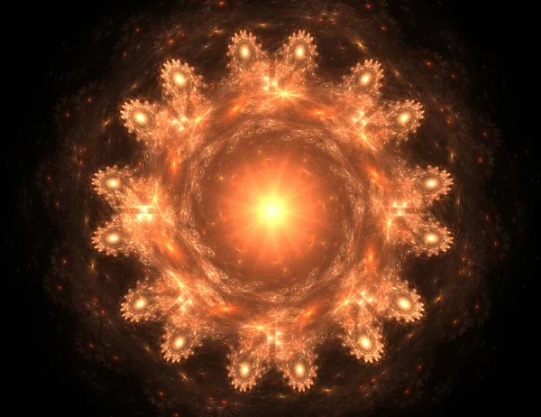 Uzay serisi geometrisini. Görsel olarak çekici zemin kavramsal Izgaralar eğrileri ve fraktal öğeleri öğesi olarak uygun yapılmış 