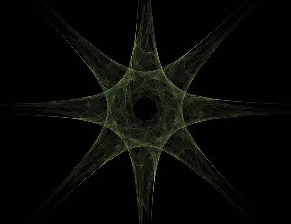 Geometría de la serie Space. Fondo visualmente atractivo hecho de curvas de rejillas conceptuales y elementos fractales adecuados como elemento —  Fotos de Stock