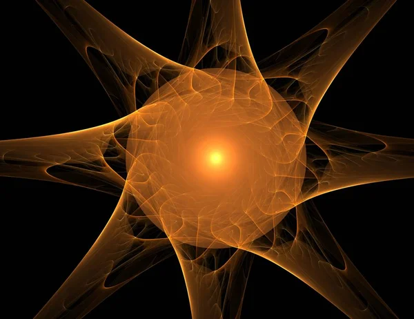 Uzay serisi geometrisini. Görsel olarak çekici zemin kavramsal Izgaralar eğrileri ve fraktal öğeleri öğesi olarak uygun yapılmış 