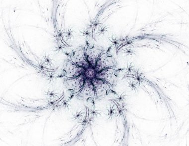 Konuyla ilgili soyut fraktal formlar grafik tasarım ve nükleer fizik bilim parçacıkların. Kutsal geometri futuristik