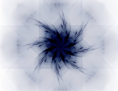 Konuyla ilgili soyut fraktal formlar grafik tasarım ve nükleer fizik bilim parçacıkların. Kutsal geometri futuristik