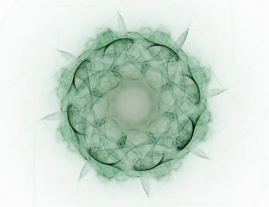 Uzay serisi geometrisini. Görsel olarak çekici zemin kavramsal Izgaralar eğrileri ve fraktal öğeleri öğesi olarak uygun yapılmış 