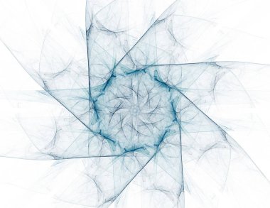 Konuyla ilgili soyut fraktal formlar grafik tasarım ve nükleer fizik bilim parçacıkların. Kutsal geometri futuristik