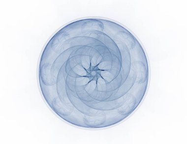 Uzay serisi geometrisini. Görsel olarak çekici zemin kavramsal Izgaralar eğrileri ve fraktal öğeleri öğesi olarak uygun yapılmış 