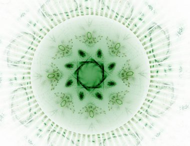 Konuyla ilgili soyut fraktal formlar grafik tasarım ve nükleer fizik bilim parçacıkların. Kutsal geometri futuristik