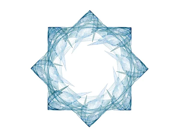 Geometría de la serie Space. Fondo visualmente atractivo hecho de curvas de rejillas conceptuales y elementos fractales adecuados como elemento —  Fotos de Stock