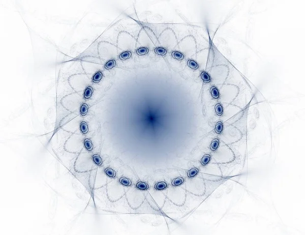 Konuyla ilgili soyut fraktal formlar grafik tasarım ve nükleer fizik bilim parçacıkların. Kutsal geometri futuristik