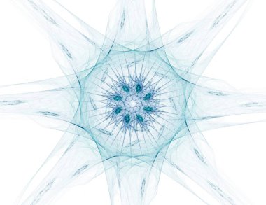 Konuyla ilgili soyut fraktal formlar grafik tasarım ve nükleer fizik bilim parçacıkların. Kutsal geometri futuristik