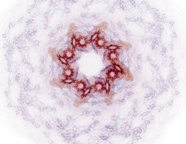 Konuyla ilgili soyut fraktal formlar grafik tasarım ve nükleer fizik bilim parçacıkların. Kutsal geometri futuristik