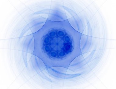 Konuyla ilgili soyut fraktal formlar grafik tasarım ve nükleer fizik bilim parçacıkların. Kutsal geometri futuristik