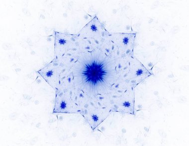 Soyut fraktal kırmızı arka plan ile kesişen daireler ve oval. disko ışıkları. Hareket illüstrasyon.