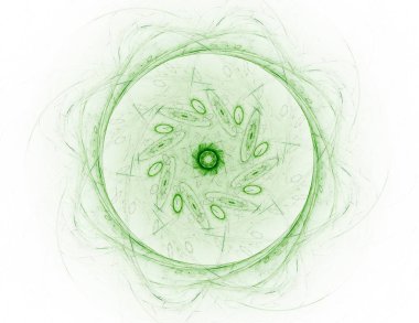 Dantelli renkli saat desen. Dijital fractal sanat tasarım. Kutsal semboller işaretler geometrisi soyut tasarım. 