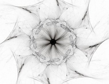 Uzay serisi geometrisini. Görsel olarak çekici zemin kavramsal Izgaralar eğrileri ve fraktal öğeleri öğesi olarak uygun yapılmış 