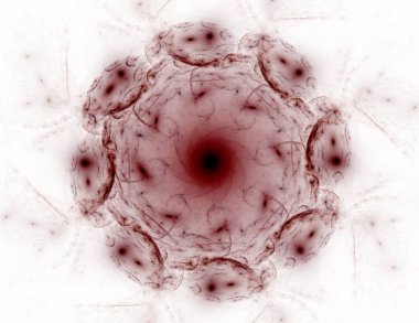 Dantelli renkli saat desen. Dijital fractal sanat tasarım. Kutsal semboller işaretler geometrisi soyut tasarım. 