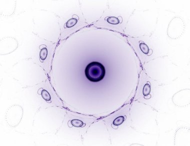 Konuyla ilgili soyut fraktal formlar grafik tasarım ve nükleer fizik bilim parçacıkların. Kutsal geometri futuristik