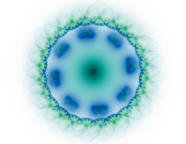 Konuyla ilgili soyut fraktal formlar grafik tasarım ve nükleer fizik bilim parçacıkların. Kutsal geometri futuristik