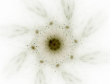 Konuyla ilgili soyut fraktal formlar grafik tasarım ve nükleer fizik bilim parçacıkların. Kutsal geometri futuristik